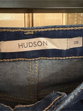 Hudson Jeans Nico Midrise Stretch Jeans with Slits at Hem